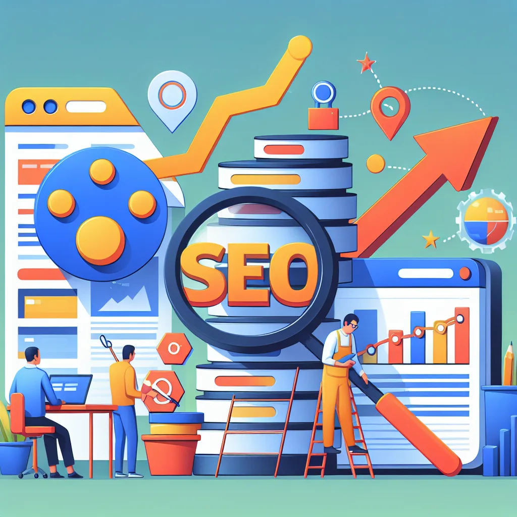 Ilustração para artigo sobre: programmatic seo strategy. Estilo editorial, profissional, sem texto na imagem.